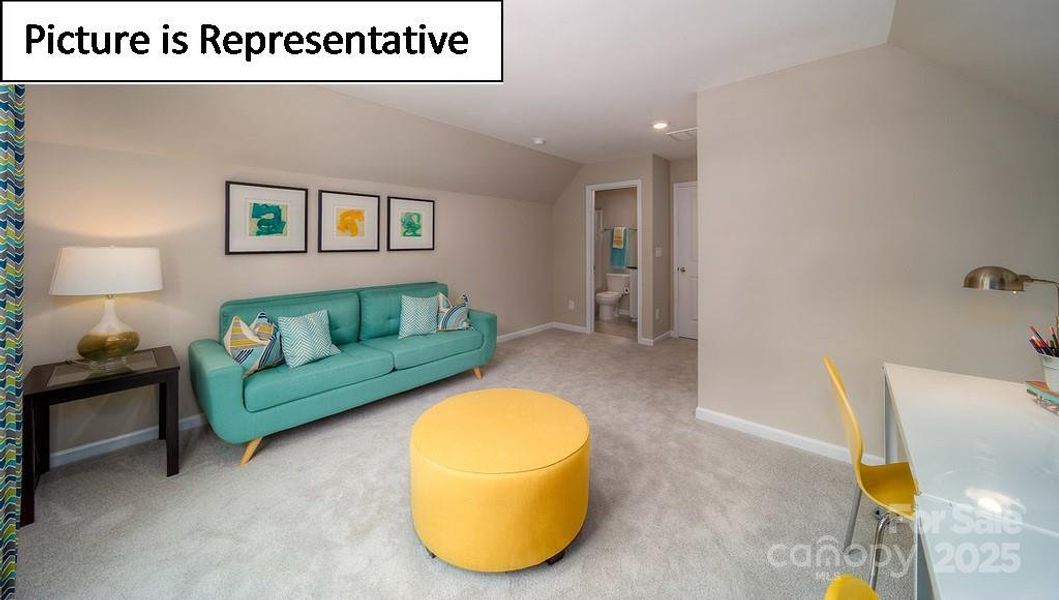 Furnished interior view inside a new home in Sylvan Creek, Denver (Image 38).