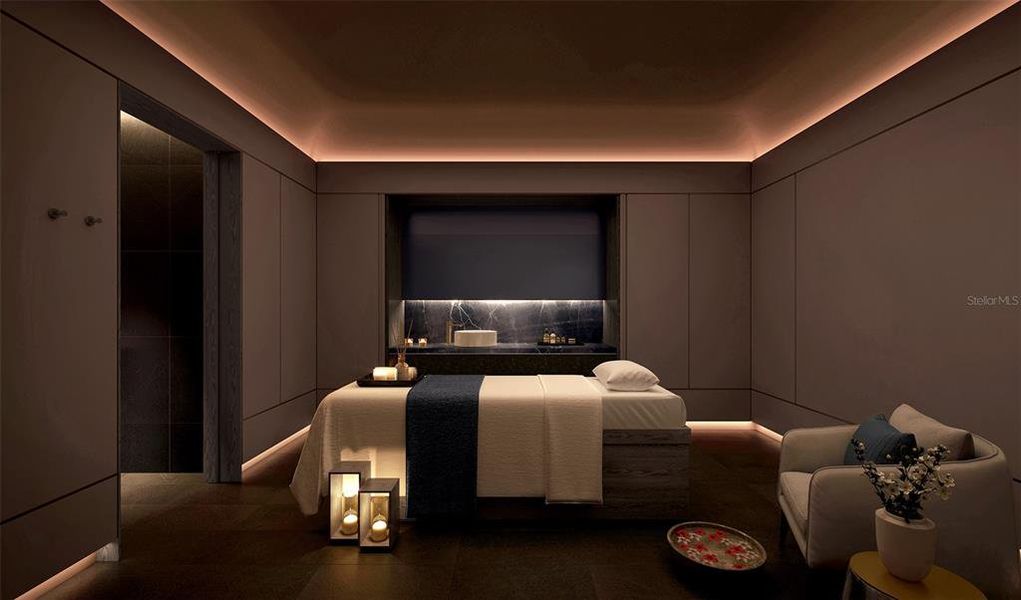 Spa treatment room Spa treatment room