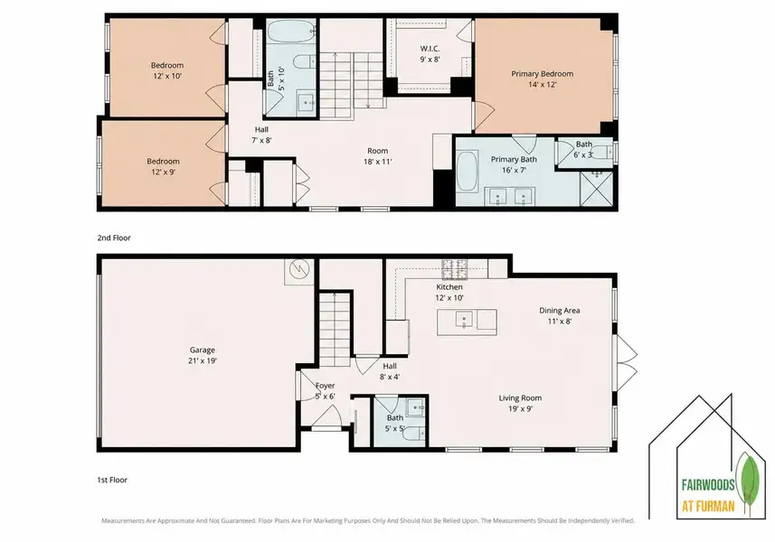 2D floor plan layout of this home in , Houston, TX (Image 6).