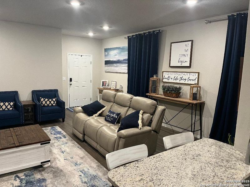 Furnished interior view inside a new home in , San Antonio (Image 6). Furnished interior view inside a new home in , San Antonio (Image 6).