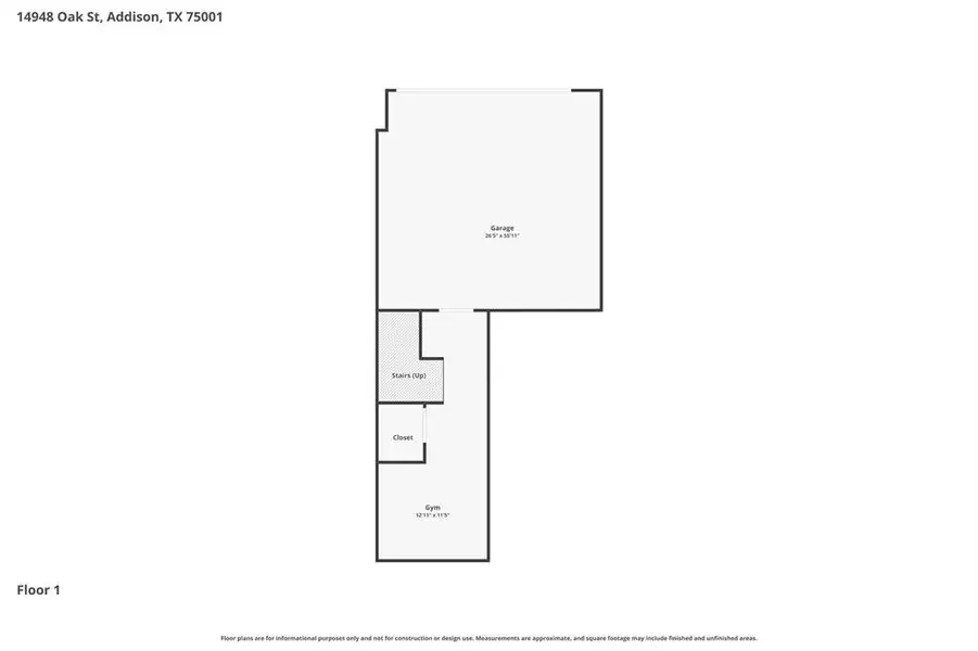 2D floor plan layout of this home in , Addison, TX (Image 4).