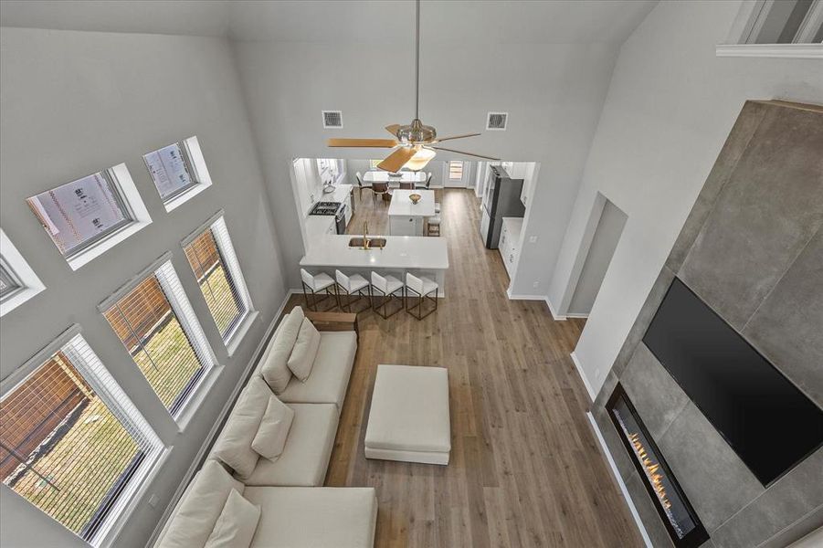 Furnished interior view inside a new home in , Fate (Image 6).