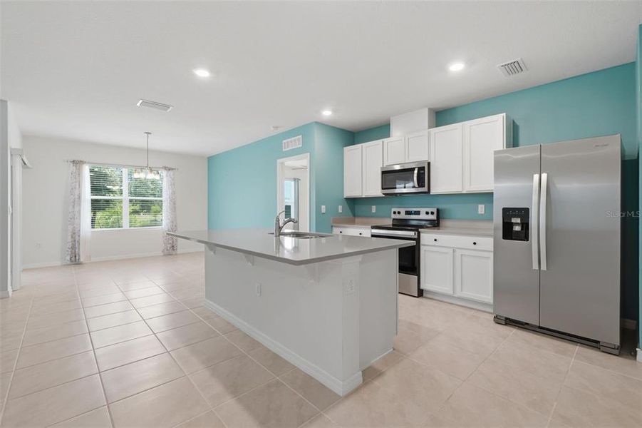 Furnished interior view inside a new home in , Clermont (Image 6). Furnished interior view inside a new home in , Clermont (Image 6).