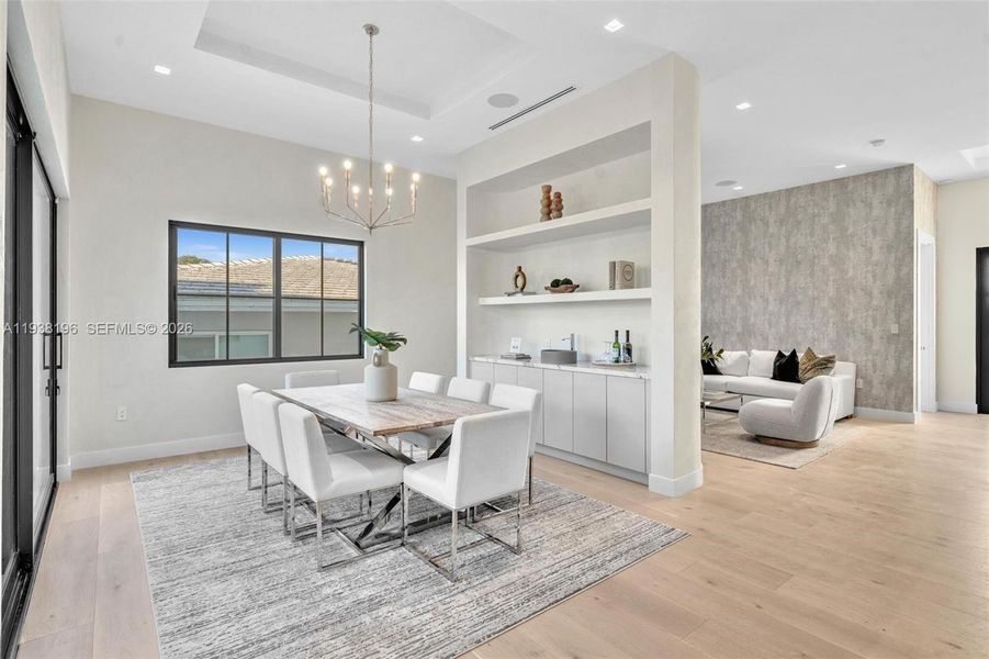 Furnished interior view inside a new home in , Surfside (Image 5).