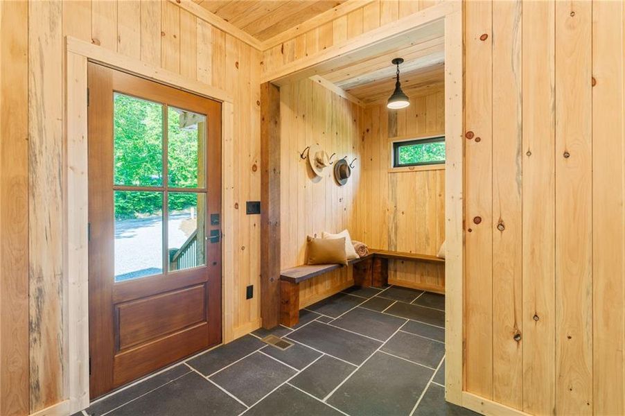 Exterior details and patio area of a home in , Ellijay (Image 25).