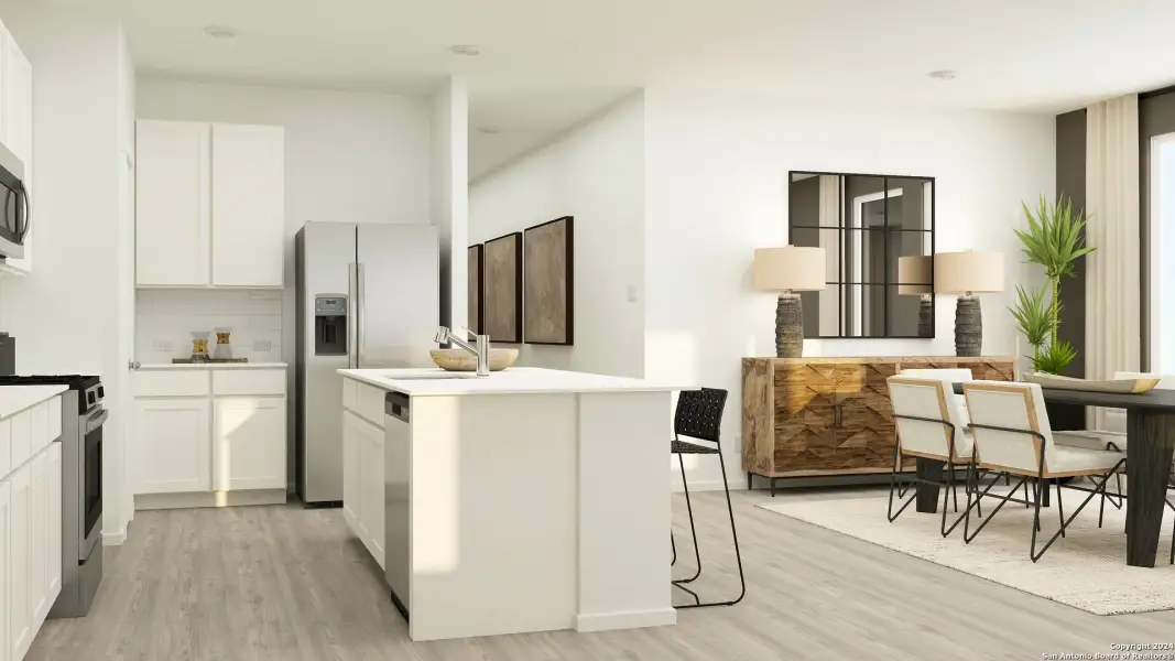 Furnished interior view inside a new home in Guadalupe Heights, Seguin (Image 35).