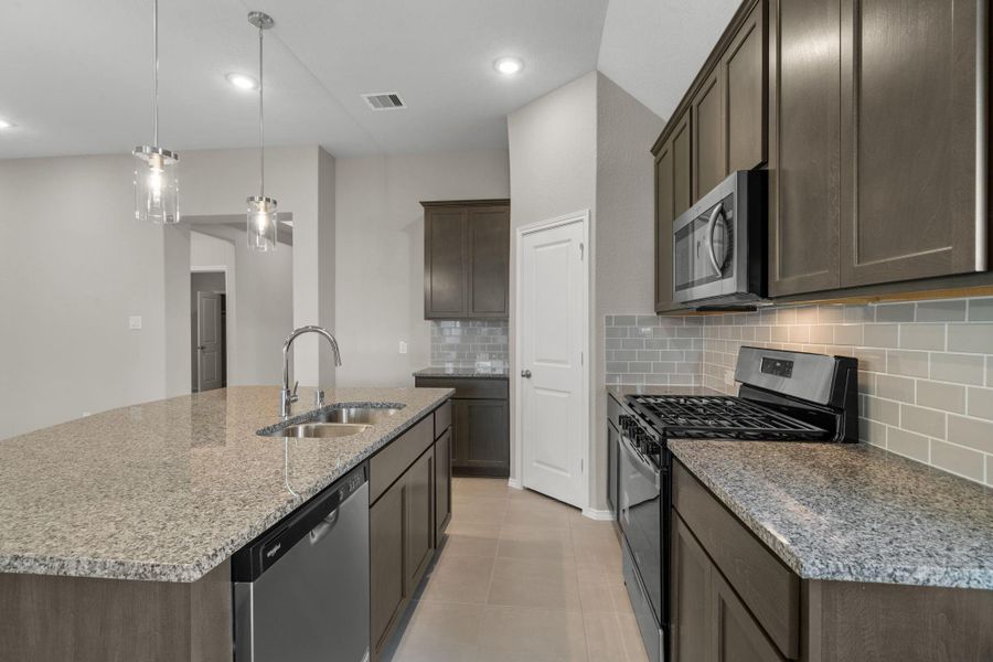 Furnished interior view inside a new home in The Trails, New Caney (Image 14).
