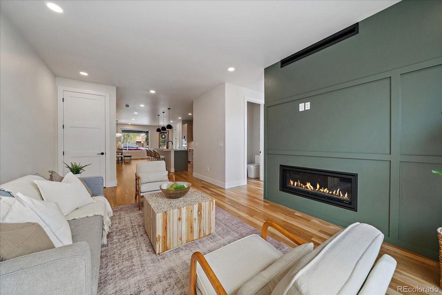 Furnished interior view inside a new home in , Denver (Image 8).