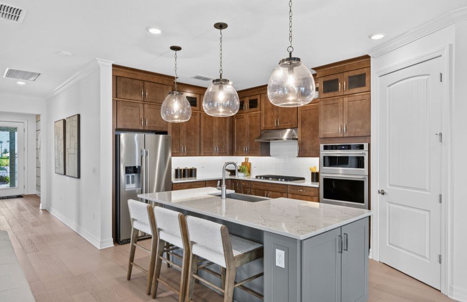 Furnished interior view inside a new home in Del Webb Oasis, Winter Garden (Image 7).