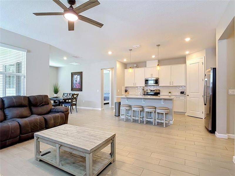 Furnished interior view inside a new home in Seasons at Big Sky, Kissimmee (Image 6).