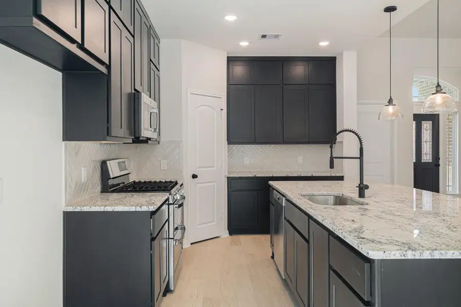 Furnished interior view inside a new home in Rose Hill Estates, Willis (Image 11). Furnished interior view inside a new home in Rose Hill Estates, Willis (Image 11).