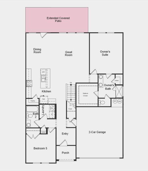 Structural options added include: Extended outdoor living.