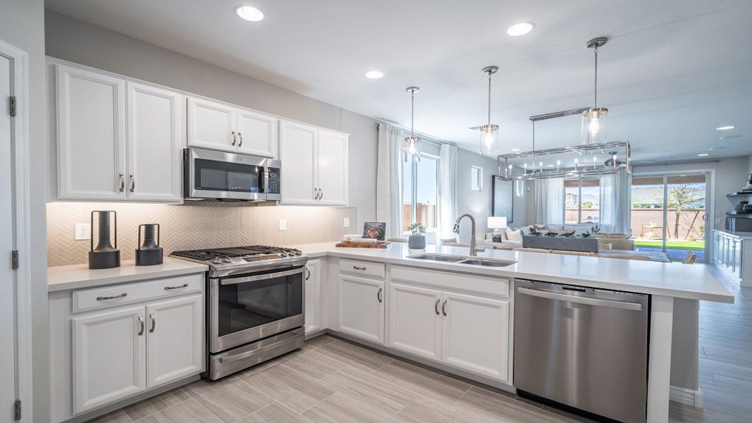 Furnished interior view inside a new home in Allen Ranches, Litchfield Park (Image 6).