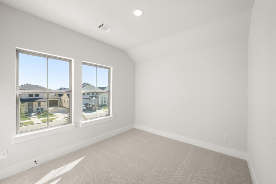 Spacious, unfurnished interior of a new home in Terrace Collection at Harvest, Argyle (Image 22).