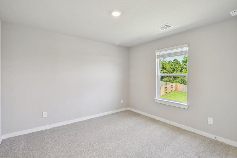 Spacious, unfurnished interior of a new home in Pine Lake Cove - Traditional Series, Montgomery (Image 34). Spacious, unfurnished interior of a new home in Pine Lake Cove - Traditional Series, Montgomery (Image 34).