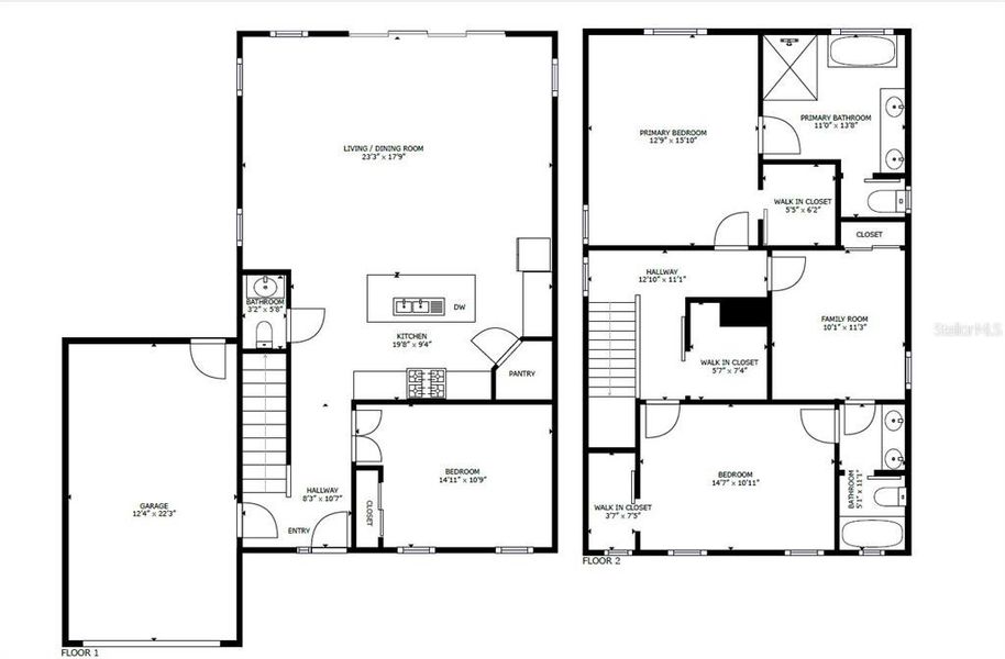 2D floor plan layout of this home in , Palm Harbor, FL (Image 5).