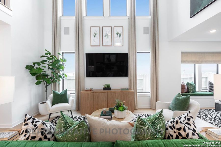 Furnished interior view inside a new home in Davis Ranch: 45ft. lots, San Antonio (Image 10).