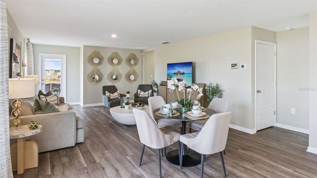 Furnished interior view inside a new home in , Winter Haven (Image 21).
