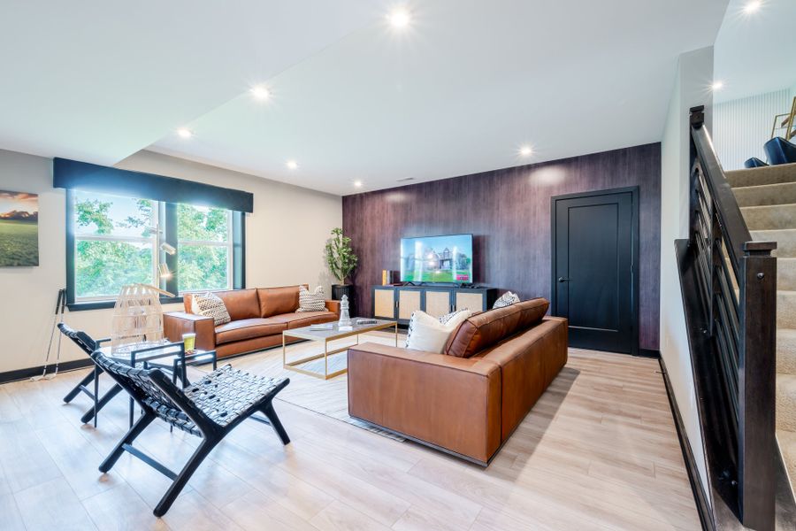Representative furnished interior of a home built from the Clay by Fischer Homes in Veranda Manor, Canton (Image 32).