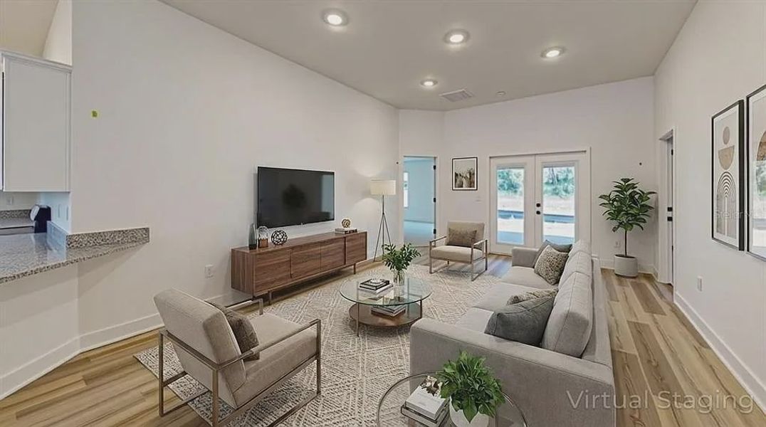 Furnished interior view inside a new home in Briarwood, Alachua (Image 4).