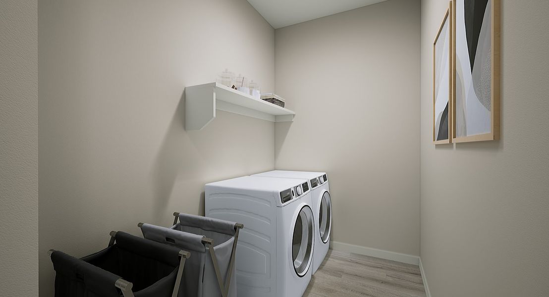 Representative interior finishes for a home built from the Calderwood Plan 4504 by Tri Pointe Homes in Waterston Central, Gilbert (Image 18).