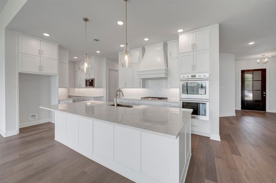 Furnished interior view inside a new home in Jordan Ranch - Premier Collection, Fulshear (Image 5).
