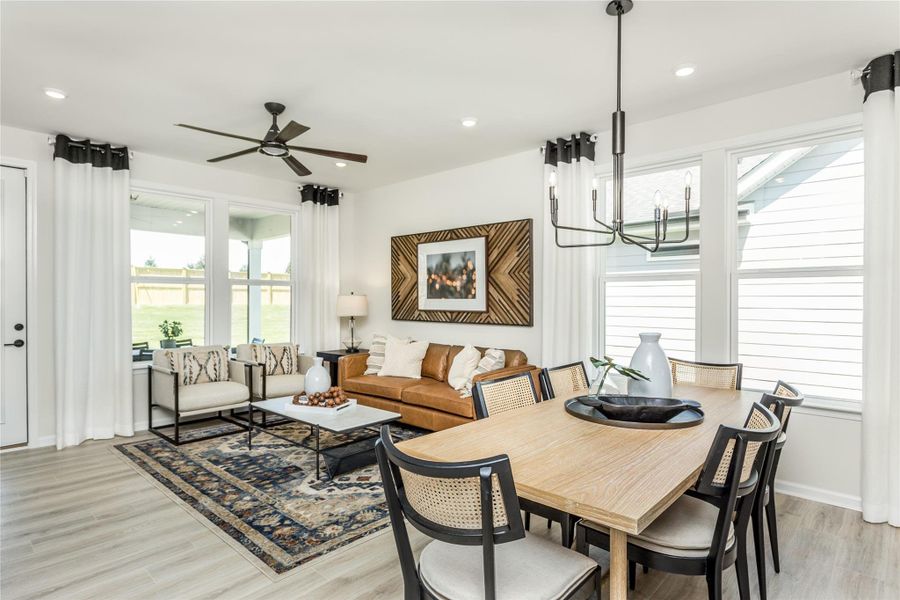 MODEL HOME images may NOT be consistent with the finished product.