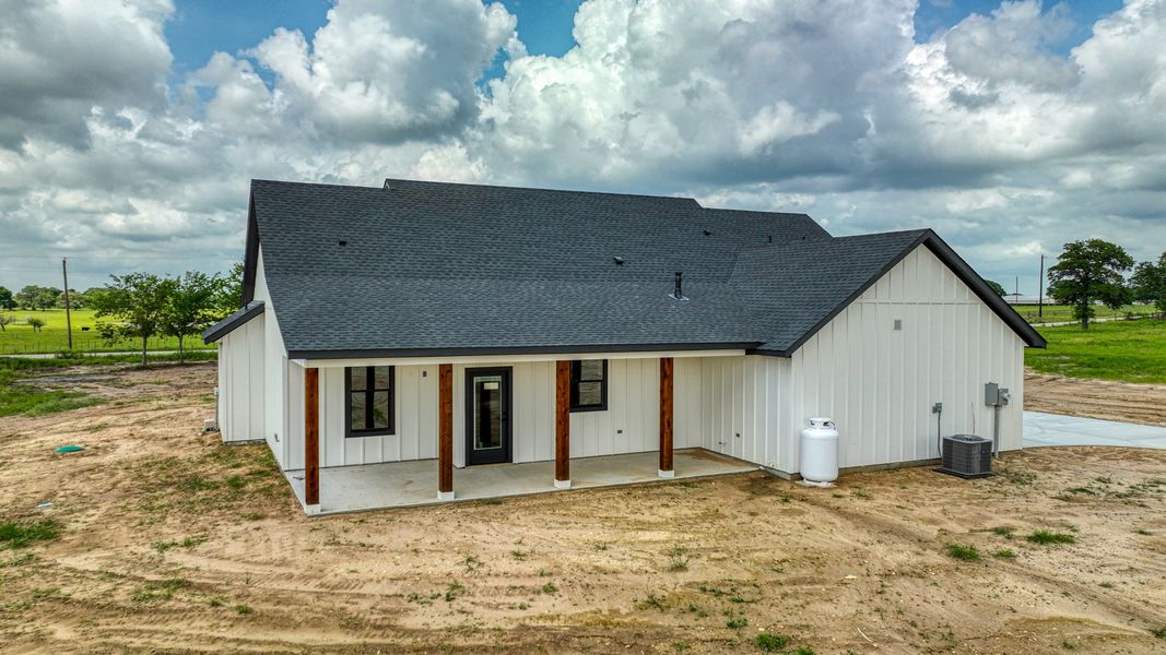 Representative exterior photo of a completed home built from the Magnolia by Zeal Home Builders in Horizon Meadow Estates, Paradise, TX (Image 24).