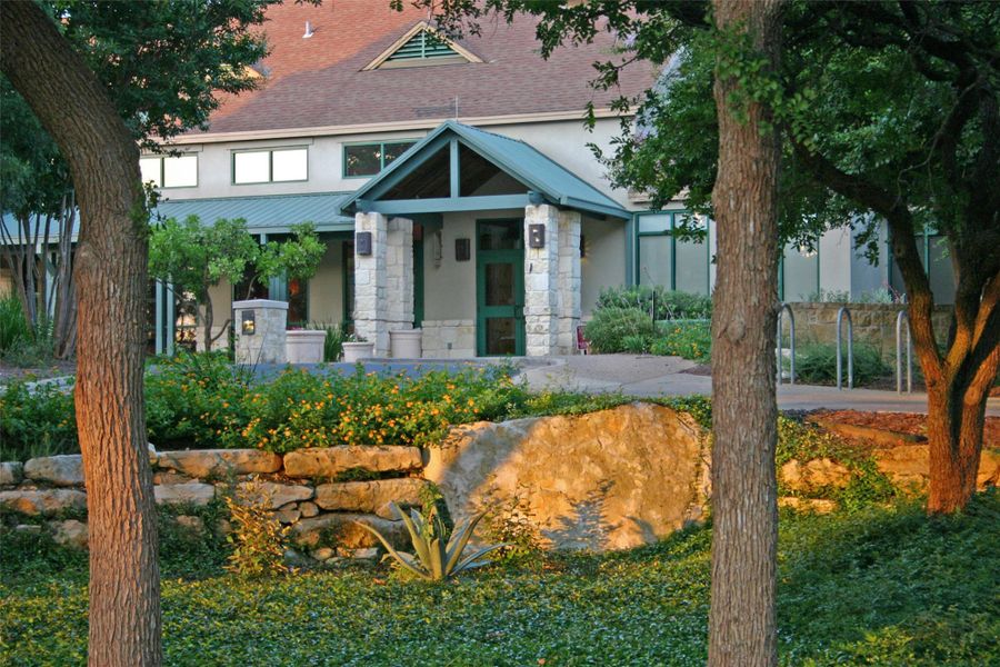 A well-maintained facade features an inviting entryway to Legacy Golf Course. A well-maintained facade features an inviting entryway to Legacy Golf Course.