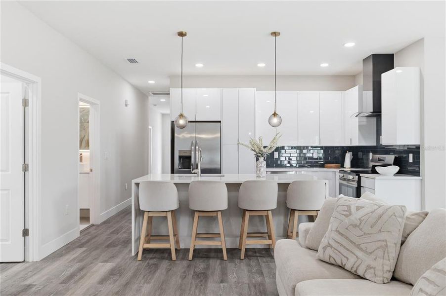 Furnished interior view inside a new home in , Tampa (Image 18).
