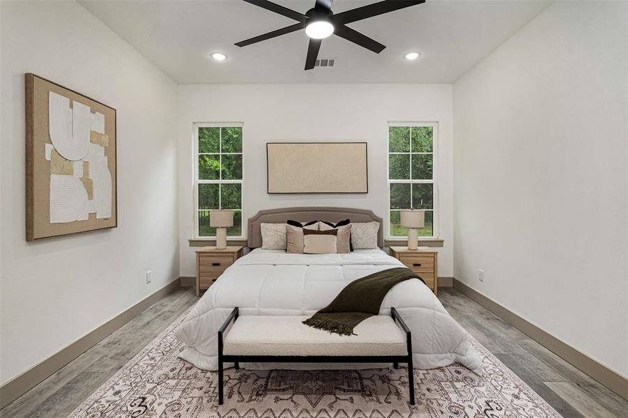 Furnished interior view inside a new home in , Star Harbor (Image 23).
