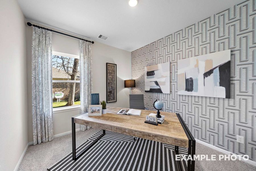 Representative furnished interior of a home built from the The San Marcos F by Davidson Homes LLC in Spring Branch Crossing, Conroe (Image 21).