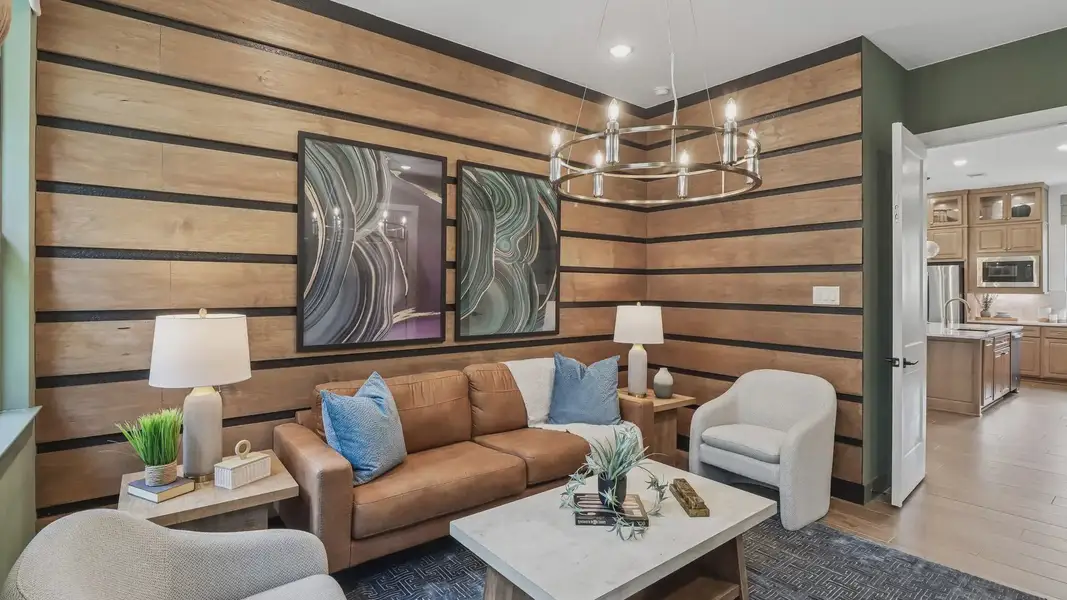 Representative furnished interior of a home built from the Lauren by Chesmar Homes in Crescent Bluff, Georgetown (Image 6). Representative furnished interior of a home built from the Lauren by Chesmar Homes in Crescent Bluff, Georgetown (Image 6).