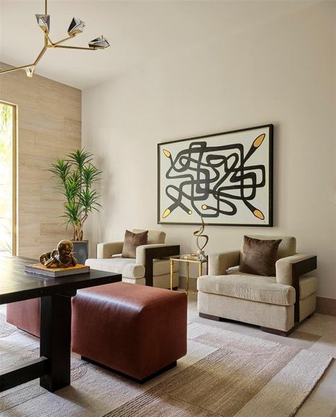 Furnished interior view inside a new home in , Dallas (Image 11).