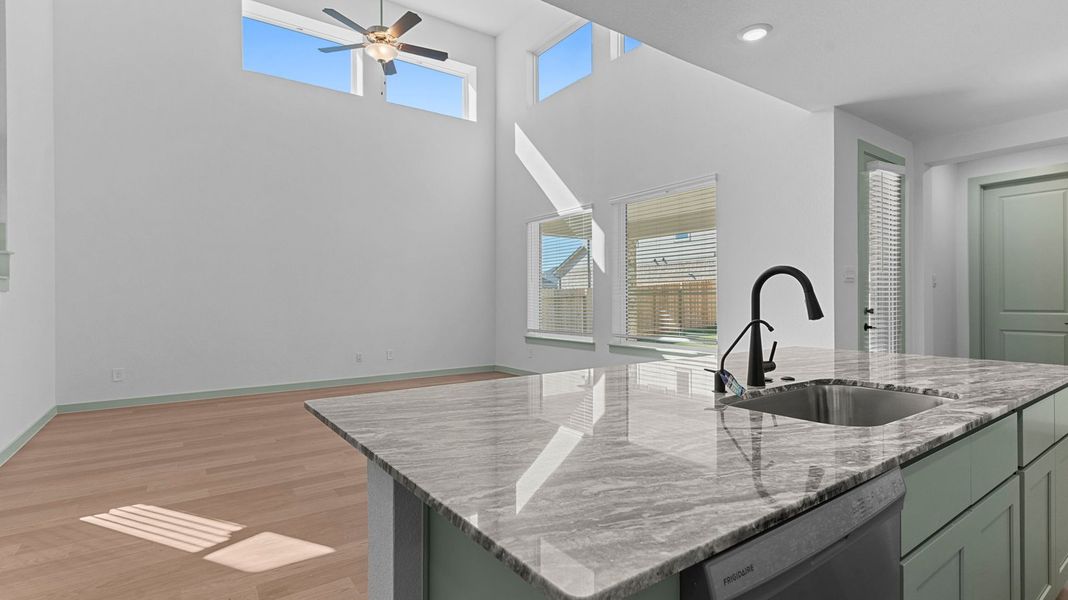 Furnished interior view inside a new home in Westland Ranch 50' Homesites, League City (Image 5).