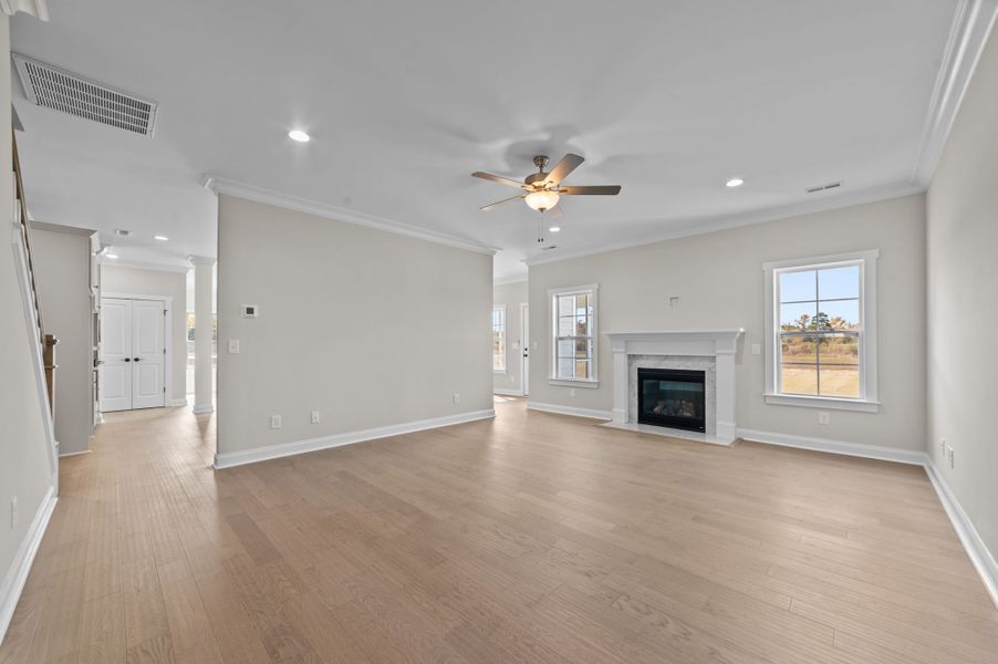 Spacious, unfurnished interior of a new home in Eli's Ridge, Winterville (Image 23).