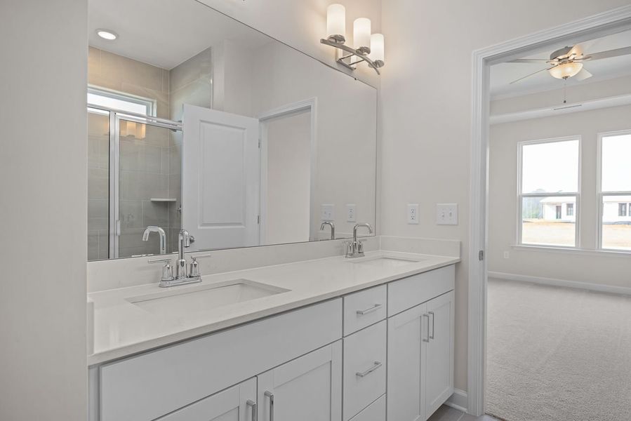 Representative furnished interior of a home built from the The Franklin C by Davidson Homes LLC in Retreat at North Main, Lillington (Image 13).