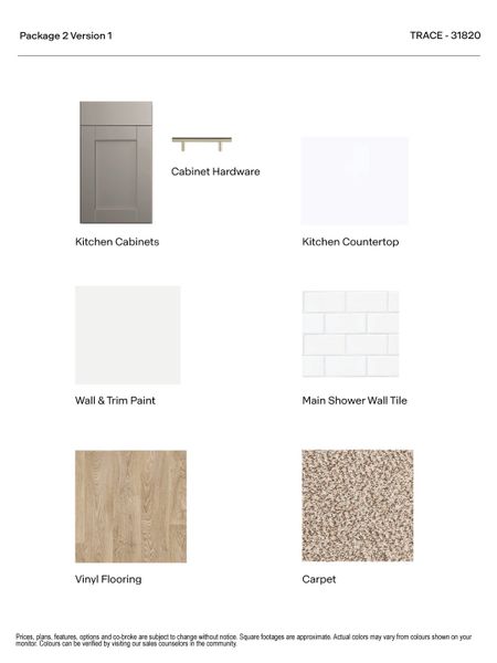 Sample of building materials used in homes in Trace, San Marcos (Image 24).