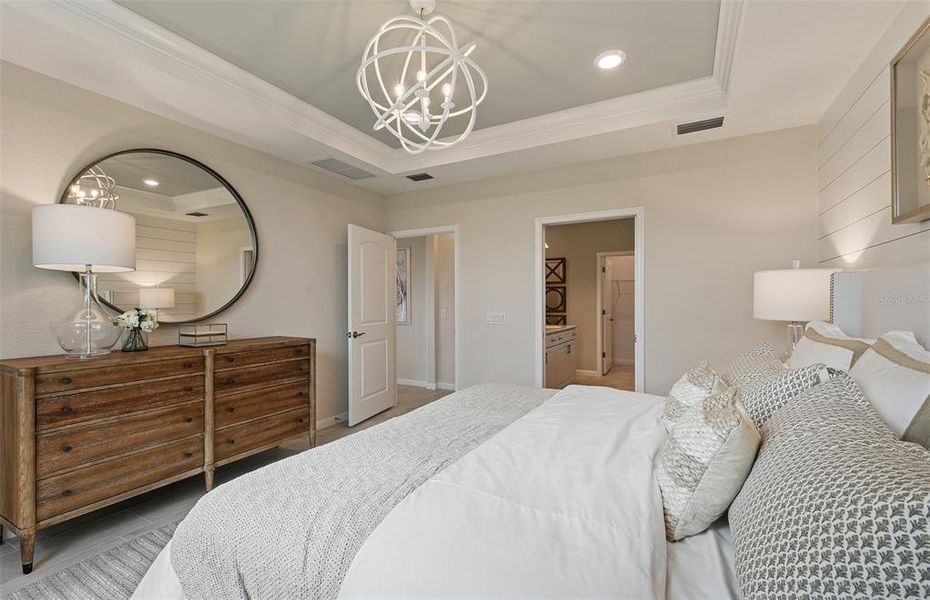 Furnished interior view inside a new home in Tohoqua Reserve, Kissimmee (Image 30).