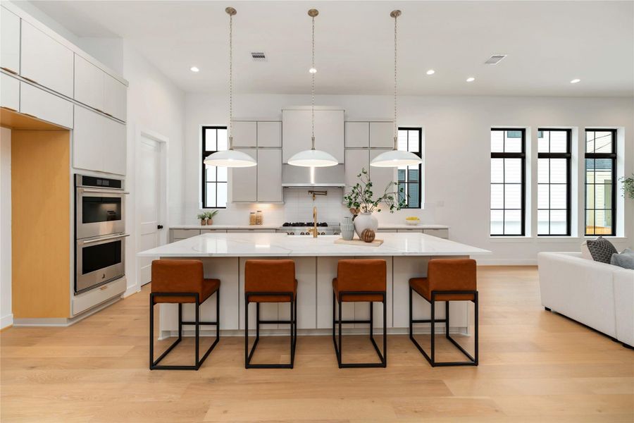 Furnished interior view inside a new home in , Houston (Image 11).