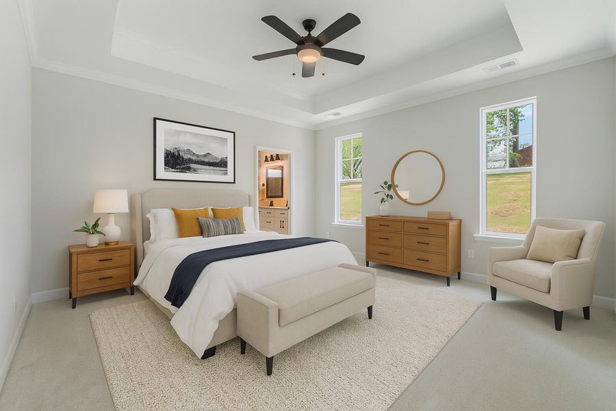 Furnished interior view inside a new home in Lochton, Summerville (Image 13).