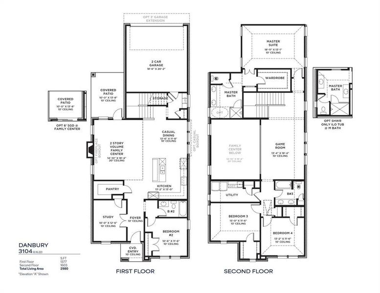 2D floor plan layout of this home in Light Farms Brenham - 40' Lots, Celina, TX (Image 5). 2D floor plan layout of this home in Light Farms Brenham - 40' Lots, Celina, TX (Image 5).