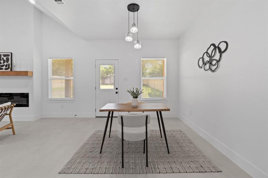 Furnished interior view inside a new home in , Fort Worth (Image 33).