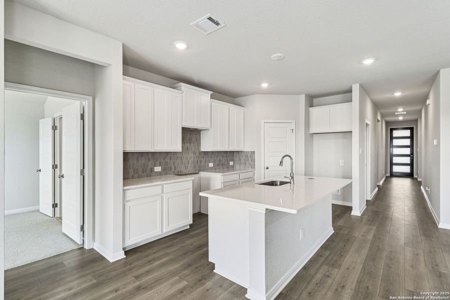 Furnished interior view inside a new home in Arcadia Ridge - Premier Series, San Antonio (Image 6).