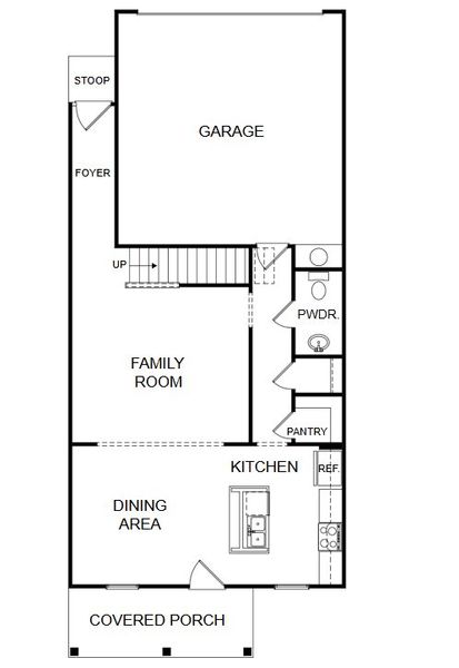 2D floor plan layout for the Addison by Piedmont Residential in Castleberry Pointe, Dawsonville, GA (Image 3). 2D floor plan layout for the Addison by Piedmont Residential in Castleberry Pointe, Dawsonville, GA (Image 3).