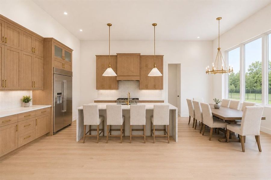 Furnished interior view inside a new home in , Aledo (Image 10).