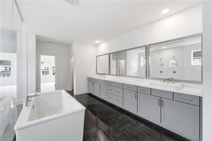 Furnished interior view inside a new home in , Cumming (Image 11).