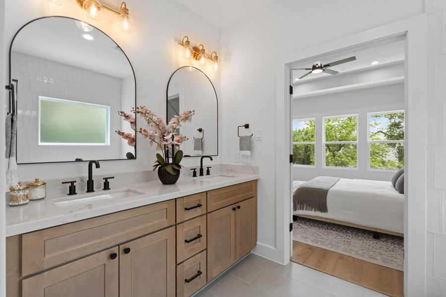 Furnished interior view inside a new home in , Houston (Image 14).