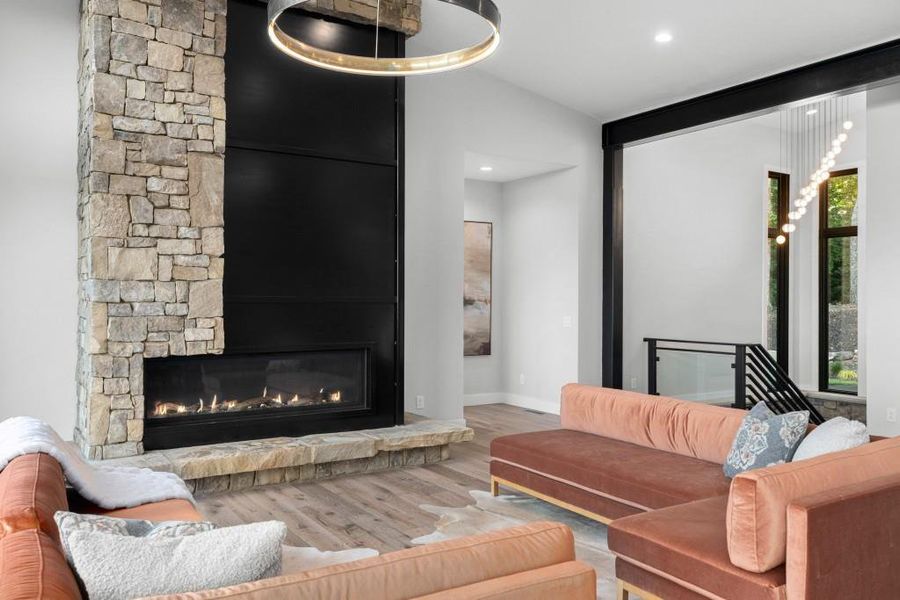 Furnished interior view inside a new home in , Blue Ridge (Image 42).