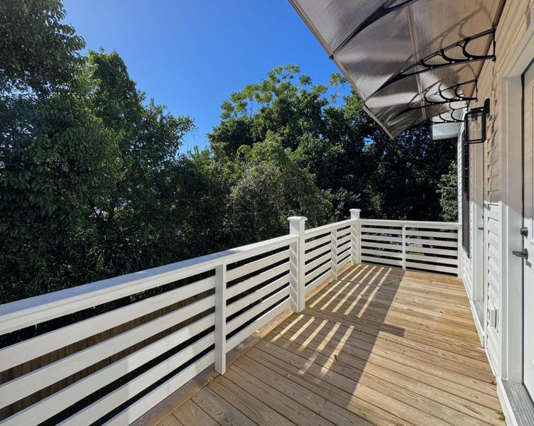 Exterior details and patio area of a home in , North Charleston (Image 24).